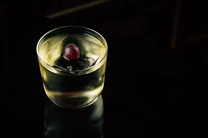 Drink at Shanghai Me, low key light. Food photography in Dubai by Artur Begel