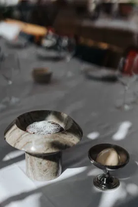 Dish at Sirene by Gaia, natural light. Food photography in Dubai by Artur Begel