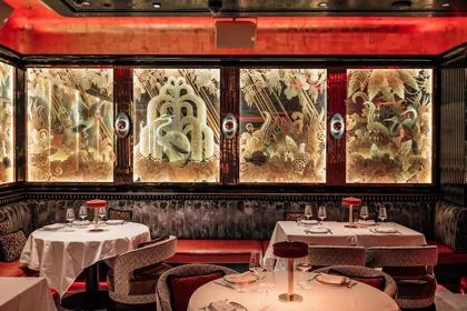 Interior of Adaline, editorial light. Food photography in Dubai by Artur Begel