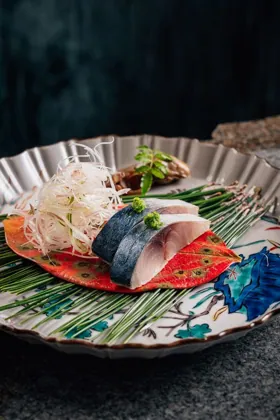 Dish at Kigo, low key light. Food photography in Dubai by Artur Begel