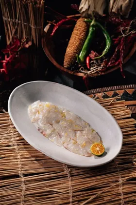 Dish at INA, hard flash light. Food photography in Dubai by Artur Begel