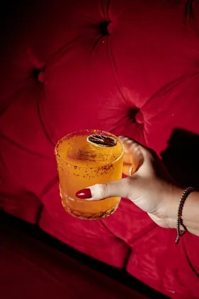Drink at La Nina, low key light. Food photography in Dubai by Artur Begel