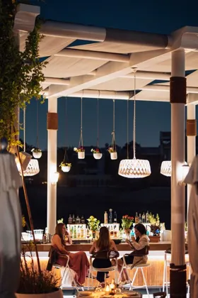 Interior of Isola, editorial light. Food photography in Dubai by Artur Begel