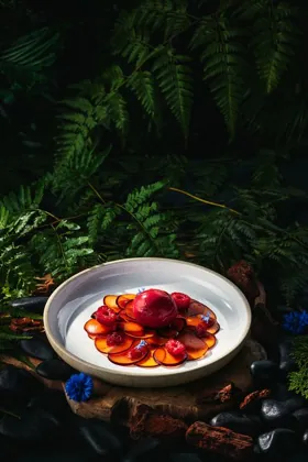 Dish at SHI, low key light. Food photography in Dubai by Artur Begel