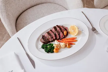 Dish at La Famiglia restaurant, high key light. Food photography in Dubai by Artur Begel