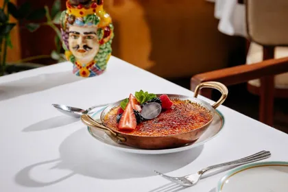 Dish at Signor Sassi, editorial light. Food photography in Dubai by Artur Begel