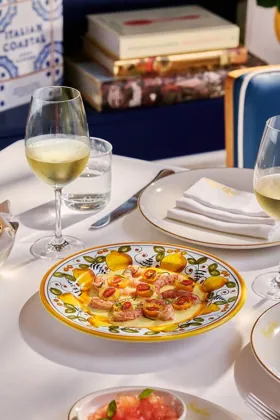 Dish at Scalini, editorial light. Food photography in Dubai by Artur Begel