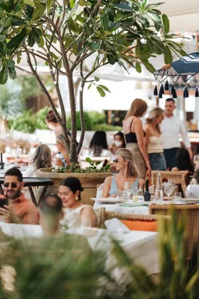 Interior of Sirene by Gaia, editorial light. Food photography in Dubai by Artur Begel