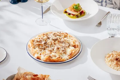 Dish at L'Amo, high key light. Food photography in Dubai by Artur Begel