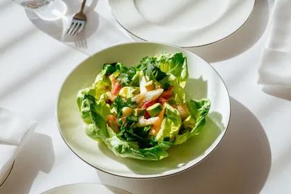 Dish at La Famiglia restaurant, high key light. Food photography in Dubai by Artur Begel