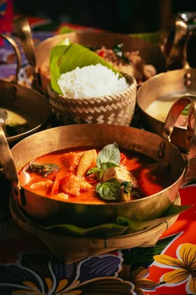 Dish at SipSong, low key light. Food photography in Dubai by Artur Begel