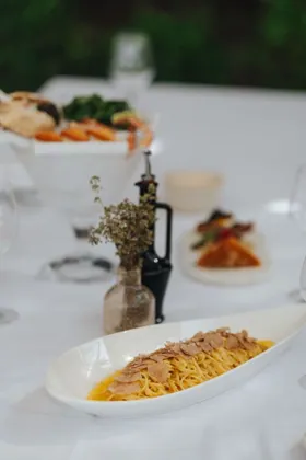 Dish at Sirene by Gaia, editorial light. Food photography in Dubai by Artur Begel