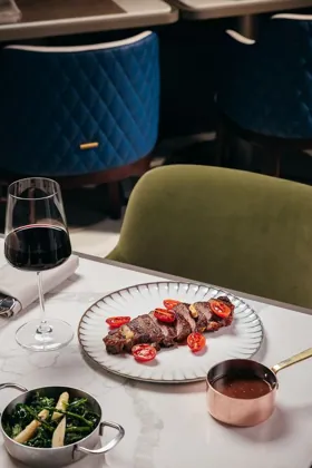Dish at Ciel Hotel, editorial light. Food photography in Dubai by Artur Begel