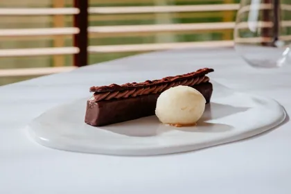Dish at GAIA, high key light. Food photography in Dubai by Artur Begel