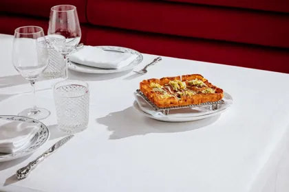 Dish at La Nina, editorial light. Food photography in Dubai by Artur Begel