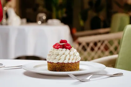 Dish at Novikov, hard flash light. Food photography in Dubai by Artur Begel