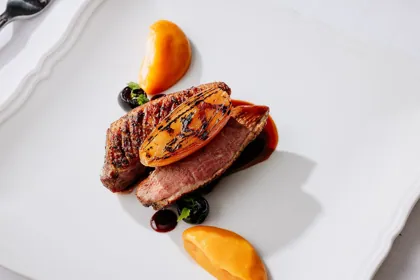 Dish at Chic Nonna, high key light. Food photography in Dubai by Artur Begel