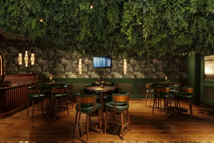 Interior of Kapitol, low key light. Food photography in Dubai by Artur Begel