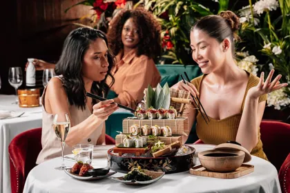 Interior of Shanghai Me, editorial light. Food photography in Dubai by Artur Begel