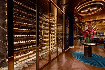 Interior of Isabel, low key light. Food photography in Dubai by Artur Begel