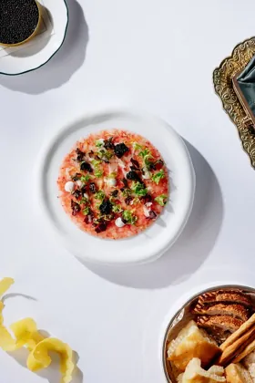 Dish at Chic Nonna, high key light. Food photography in Dubai by Artur Begel