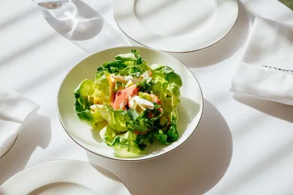 Dish at La Famiglia restaurant, high key light. Food photography in Dubai by Artur Begel