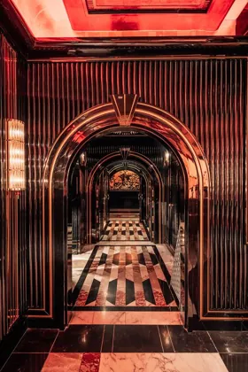 Interior of Adaline, low key light. Food photography in Dubai by Artur Begel