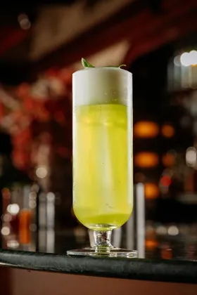 Drink at Signor Sassi, low key light. Food photography in Dubai by Artur Begel