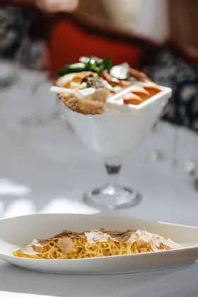 Dish at Sirene by Gaia, natural light. Food photography in Dubai by Artur Begel