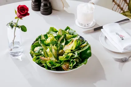 Dish at Novikov, high key light. Food photography in Dubai by Artur Begel