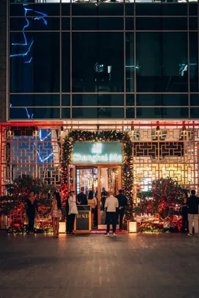 Interior of Shanghai Me, low key light. Food photography in Dubai by Artur Begel