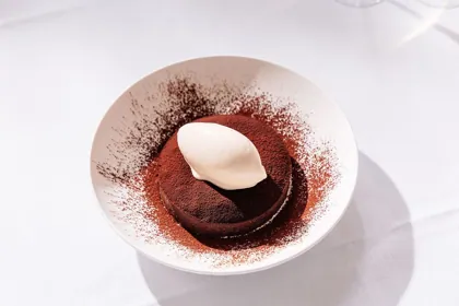 Dish at GAIA, high key light. Food photography in Dubai by Artur Begel