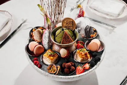 Dish at Shanghai Me, hard flash light. Food photography in Dubai by Artur Begel
