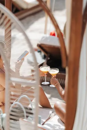 Guests and team at Sirene by Gaia, editorial light. Food photography in Dubai by Artur Begel