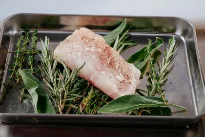 Dish at Novikov, hard flash light. Food photography in Dubai by Artur Begel