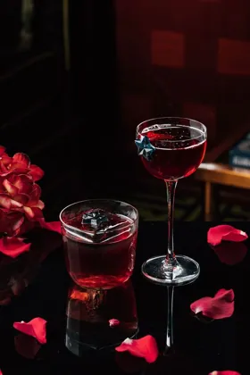 Drink at Shanghai Me, low key light. Food photography in Dubai by Artur Begel