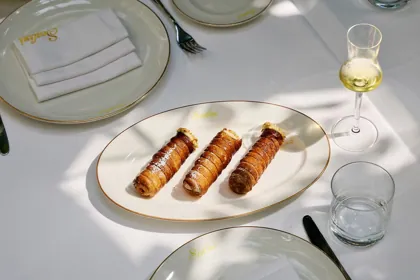Dish at Scalini, editorial light. Food photography in Dubai by Artur Begel
