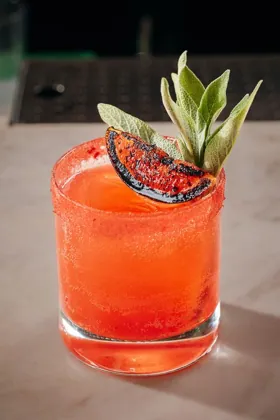 Drink at Isola, editorial light. Food photography in Dubai by Artur Begel