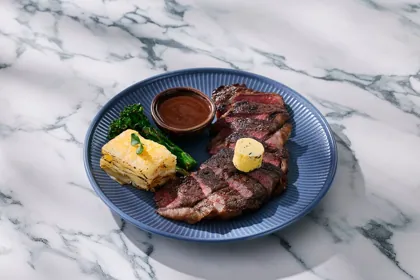 Dish at Conrad Riyadh, editorial light. Food photography in Dubai by Artur Begel