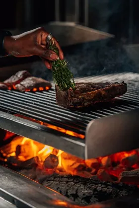Dish at INA, low key light. Food photography in Dubai by Artur Begel