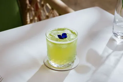 Drink at Novikov, editorial light. Food photography in Dubai by Artur Begel