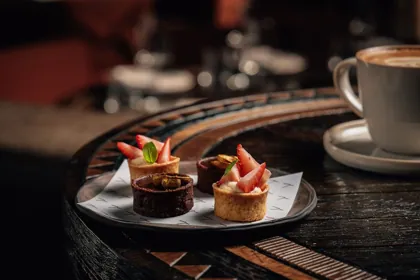 Dish at INA, low key light. Food photography in Dubai by Artur Begel