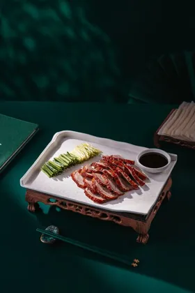 Dish at YU, low key light. Food photography in Dubai by Artur Begel