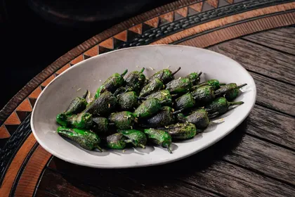 Dish at INA, low key light. Food photography in Dubai by Artur Begel