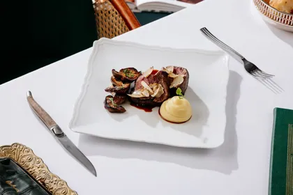 Dish at Chic Nonna, editorial light. Food photography in Dubai by Artur Begel
