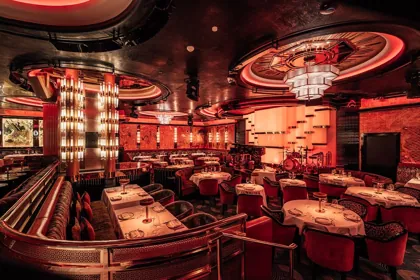 Interior of Adaline, low key light. Food photography in Dubai by Artur Begel