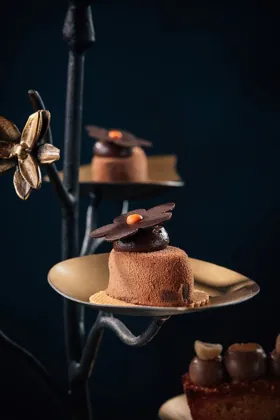 Dish at Ciel Hotel, low key light. Food photography in Dubai by Artur Begel