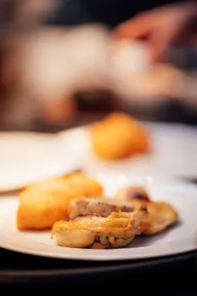 Dish at The Spaniel, natural light. Food photography in Dubai by Artur Begel