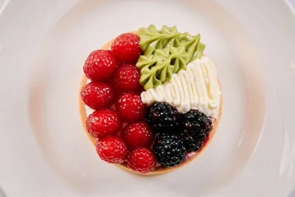 Dish at Novikov, hard flash light. Food photography in Dubai by Artur Begel