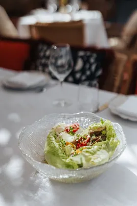 Dish at Sirene by Gaia, natural light. Food photography in Dubai by Artur Begel